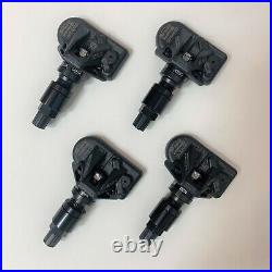 HUF Pre Programmed TPMS Sensors Black Valve Stems Set For 2011-2013 Mini Cooper