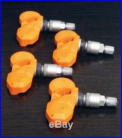 4 Pack BMW TPMS Sensors (433 MHz) – OEM Style Replacement, Huf Compatible – For 36106874829, 36106790054