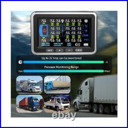 High-Precision Truck tire Pressure Monitoring System (0-199PSI) TP22 Trailer/