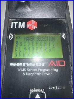 ITM TPMS Tire Pressure Sensor Programmer & Diagnostic Tool thru 315/433MHz