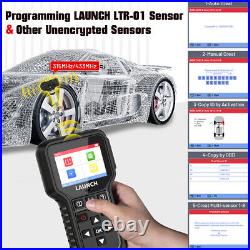 LAUNCH CRT5011E TPMS Relearn Tool Tire Pressure Sensor Programing OBD2 Scanner