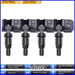 MUCAR VENU5 Tire Pressure Programmable Sensor 2-in-1 433/315MHz fits 98% Vehicle