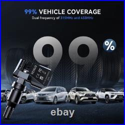MUCAR VENU5 Tire Pressure Programmable Sensor 2-in-1 433/315MHz fits 98% Vehicle