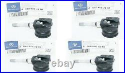 Mercedes CL550 CL600 CL63 CL65 W216 AMG Class Tire Pressure Sensor 4 X PCS OEM