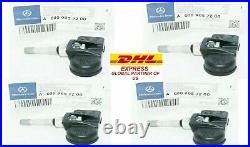 Mercedes S350 S400 S550 S600 AMG W221 Class TPMS Tire Pressure Sensor OEM 4 PCS