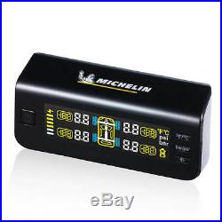 Michelin Fit2Go TPMS Receiver + 4 Sensors Tyre Pressure Management System 0834