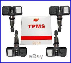 NEW Set of 4 Orange TPMS Tire Pressure Monitoring Sensor SC50BA 4L2T1A150BA
