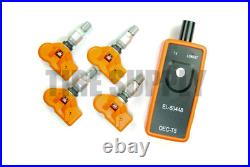 New 315mhz TPMS Set & TPMS Reset Tool Fits 2008 Chevrolet Corvette C6