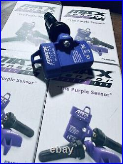 New (4) Max Tire Pressure Sensor TPMS Purple Sensor Programmable For Any Vehicle