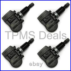 New 433mhz OE VDO Black Stem TPMS Set For 2016 Land Rover Discovery Sport S SE