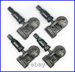 New Black Stem TPMS Set 433mhz Fits 2016 2017 2018 2019 2020 2021 Nissan Maxima