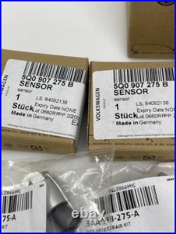 New OEM Volkswagen TPMS Sensors 5Q0998270F, 5Q0907275B, Set Of 4