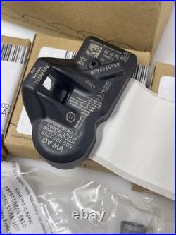 New OEM Volkswagen TPMS Sensors 5Q0998270F, 5Q0907275B, Set Of 4