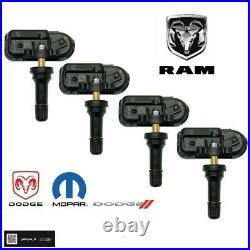 New Set Of (4) Oem 2014-17 Dodge Ram 1500 2500 3500 Tire Pressure Sensor Tpms