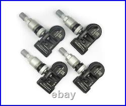 New Silver Valve Stem TPMS Sensor Set 42607-04020 315mhz Fits Toyota Vehicles