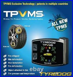 New TPVMS TD1800A-X Tyredog Tyre Pressure Monitor System Internal Sensor