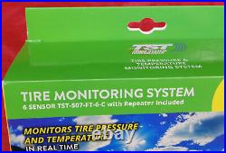 New TST TST507FT6C Tire Pressure Monitoring System Full Color Monitor R/V