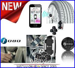 Nextbase Fobo Tyre Pressure Monitor SystemSmartphone-InCar Alert4 Black Sensor