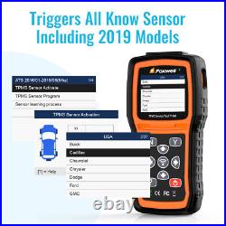 OBD2 TPMS Auto Tire Pressure Sensor Programming Activation Diagnostic Scanner