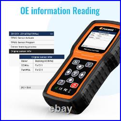 OBD2 TPMS Auto Tire Pressure Sensor Programming Activation Diagnostic Scanner