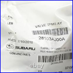 OEM 2008-2020 Subaru TPMS Tire Pressure Sensor Valve Stem Set of 4 28103AJ00A