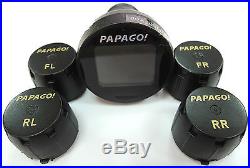 Papago Tire Pressure Monitoring System TPMS 100 4 Sensors RF LCD Germany Chip