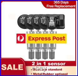 Programmable Tyre Pressure Sensors Universal 2 in 1 433 MHZ / 315 MHZ TPMS X 4