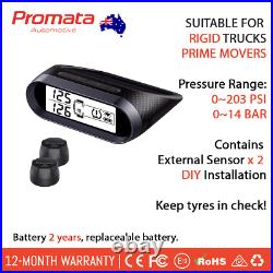Promata Mata T2-2 Truck 2 External Sensor Tyre Pressure Monitoring System TPMS