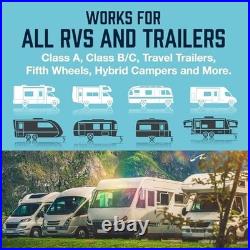 RV TPMS 12 Sensor Wireless Color Monitor Tire Pressure System Window or Dash