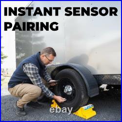 RV TPMS 6 Sensor Wireless Color Monitor Tire Pressure System Window or Dash