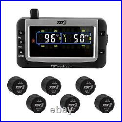 RV TPMS System 6 Sensor Tire Pressure Monitor System with Repeater Color Display