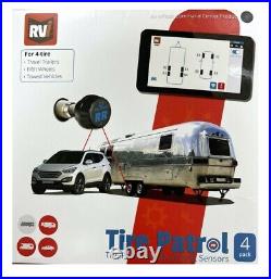 RVi Tire Patrol Tire Pressure Monitoring Sensors 4 Pack For RV/5th Wheel/Towed