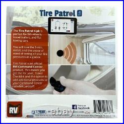 RVi Tire Patrol Tire Pressure Monitoring Sensors 4 Pack For RV/5th Wheel/Towed