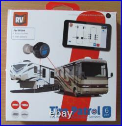 RVi Tire Patrol Tire Pressure Sensor 6-pk for Motorhome Mint