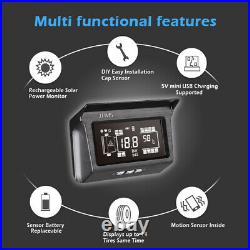 Real time TPMS Solar Tyre Pressure Monitor System for Truck RV Trailer 10 Sensor