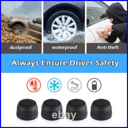 Real time TPMS Solar Tyre Pressure Monitor System for Truck RV Trailer 10 Sensor