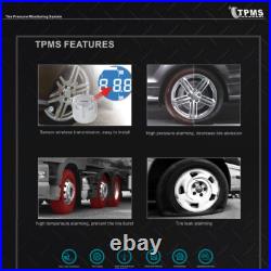 Real time TPMS Solar Tyre Pressure Monitor System for Truck RV Trailer 10 Sensor