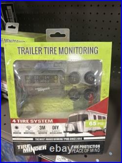 SEALED TireMinder TPMS-TRL-4 Double Axle Trailer Solar Tire Monitoring System