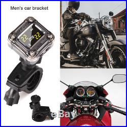 SPY Motorcycle TPMS Tires Pressure Monitoring Set 2 External Sensor 0-3.5BAR PSI