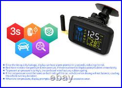 SYKIK-TPMS 4 wheel Real Time Tire Pressure Monitoring System for, RVs &Trucks(4)