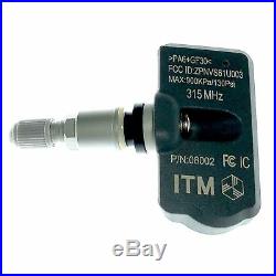 Set 4 TPMS Tire Pressure Sensors 315MHz Metal fits Chevrolet Corvette 2005-2009