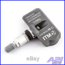 Set 4 TPMS Tire Pressure Sensors 315Mhz Metal for 07-13 Chevy Avalanche