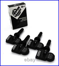 Set 4 TPMS Tire Pressure Sensors 315Mhz Rubber fits 05-09 Chevy Corvette