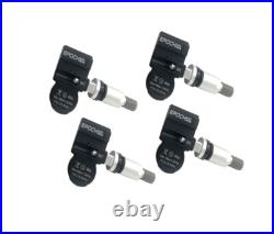 Set 4 TPMS Tire Pressure Sensors 433Mhz Metal fits 2016 Cadillac ELR