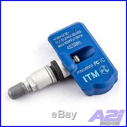 Set 4 TPMS Tire Pressure Sensors 433Mhz Metal for 04-09 Audi A6