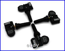 Set 4 TPMS Tire Pressure Sensors 433Mhz Rubber fits 10-14 BMW 5 Series