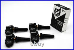 Set 4 TPMS Tire Pressure Sensors 433Mhz Rubber fits 10-14 BMW 5 Series