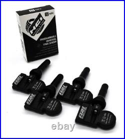 Set 4 TPMS Tire Pressure Sensors 433Mhz Rubber fits 14-18 Ram 4500/5500