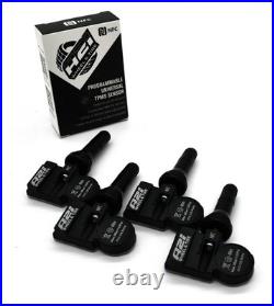 Set 4 TPMS Tire Pressure Sensors 433Mhz Rubber fits 17-18 GMC Yukon
