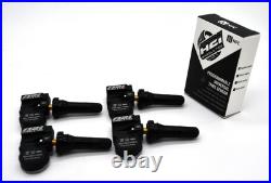Set 4 TPMS Tire Sensors 433Mhz Rubber fits 22-25 Chevy Silverado (13533166)